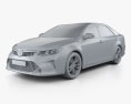 Toyota Camry (CIS) 2020 3D-Modell clay render