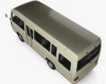 Toyota Coaster bus 1983 3d model top view