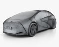 Toyota Konzept-i 2017 3D-Modell wire render