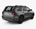 Toyota Sequoia TRD Sport 2020 3D 모델  back view