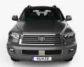 Toyota Sequoia TRD Sport 2020 Modelo 3D vista frontal
