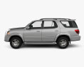 Toyota Sequoia Limited 2007 3D 모델  side view