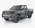 Toyota Tundra Access Cab SR5 2006 3D-Modell wire render