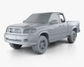 Toyota Tundra Access Cab SR5 2006 3D-Modell clay render