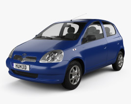 Toyota Yaris 5-door 2005 3D model
