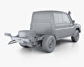 Toyota Land Cruiser (VDJ79R) Double Cab Chassis with HQ interior 2016 3d model