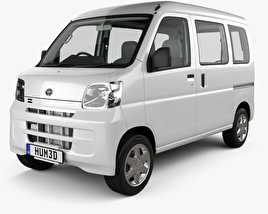 Toyota Pixis Van with HQ interior 2016 3D model