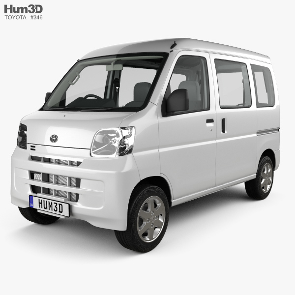 Toyota Pixis Van with HQ interior 2016 3D model