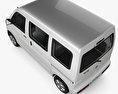 Toyota Pixis Van HQインテリアと 2011 3Dモデル top view