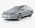 Toyota Avalon XL 2004 3d model clay render