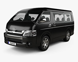 Toyota Hiace Passenger Van L1H2 GL 2015 3D model