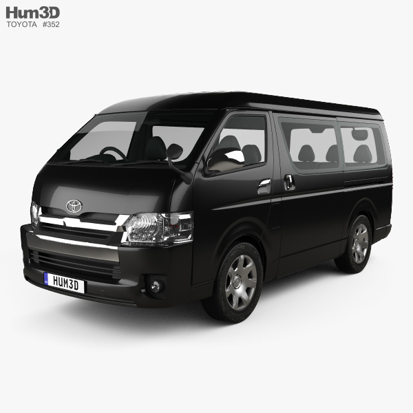 Toyota Hiace Passenger Van L1H2 GL 2015 3D model