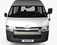 Toyota Hiace Passenger Van L1H3 DX 2015 3d model front view