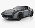 Toyota GR HV Sports 2017 Modèle 3d wire render