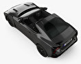Toyota GR HV Sports 2017 3D-Modell Draufsicht