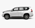 Toyota Land Cruiser Prado 5-door EU-spec 2017 3d model side view