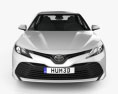 Toyota Camry LE 2021 3d model front view