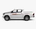 Toyota Hilux Double Cab GLX 2021 3d model side view