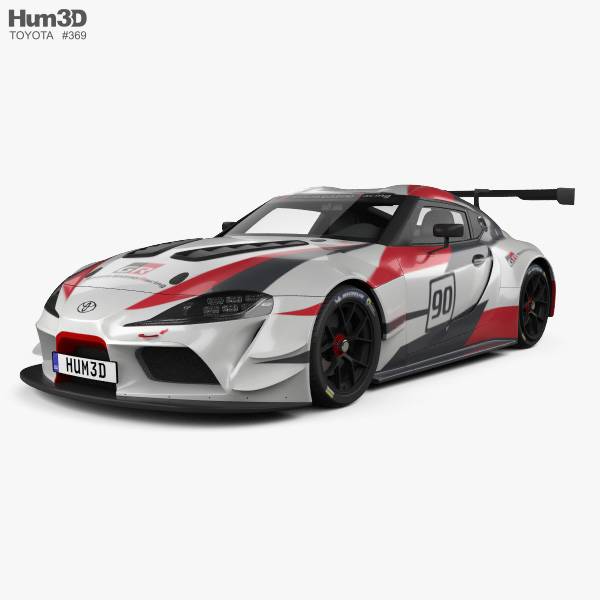 Toyota Supra Racing 2022 Modello 3D