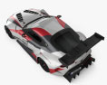 Toyota Supra Racing 2022 3d model top view
