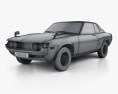 Toyota Celica 1600 GT coupe 1973 3d model wire render