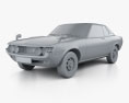 Toyota Celica 1600 GT coupe 1973 3d model clay render