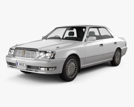 Toyota Crown hardtop 2001 3D model