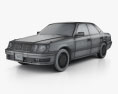 Toyota Crown hardtop 2001 3D-Modell wire render