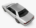 Toyota Crown hardtop 2001 3D-Modell Draufsicht