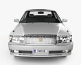 Toyota Crown hardtop 2001 3d model front view