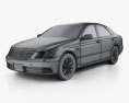 Toyota Crown Royal 2008 3d model wire render