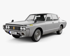 Toyota Crown sedan 1971 3D model