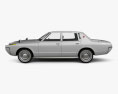 Toyota Crown sedan 1971 3d model side view