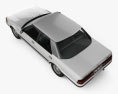 Toyota Crown Royal Saloon 1983 3d model top view