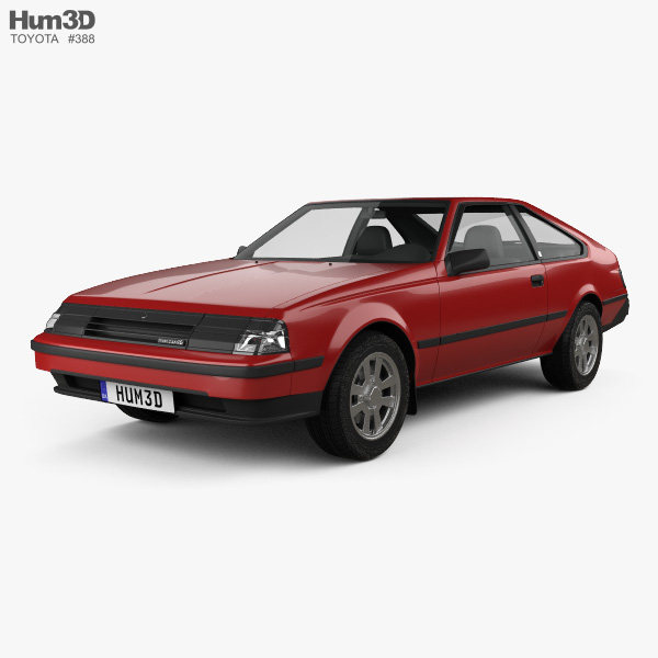 Toyota Celica liftback 1981 3D model