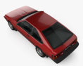 Toyota Celica liftback 1981 3d model top view