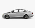 Toyota Avalon XL with HQ interior 2004 3d model side view
