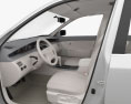 Toyota Avalon XL with HQ interior 2004 3d model seats
