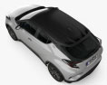 Toyota C-HR with HQ interior 2020 3d model top view