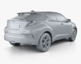 Toyota C-HR with HQ interior 2020 3d model