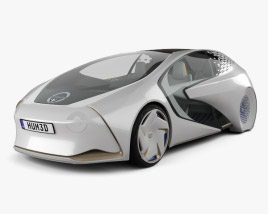Toyota Concepto-i con interior 2017 Modelo 3D