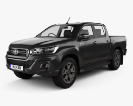 Toyota Hilux Double Cab L-edition 2021 3D model
