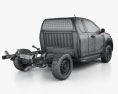 Toyota Hilux Extra Cab Chassis SR 2022 3d model