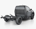 Toyota Hilux Cabine Única Chassis SR 2019 Modelo 3d