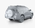 Toyota Land Cruiser Prado VXR 5ドア HQインテリアと 2016 3Dモデル