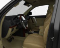Toyota Land Cruiser Prado VXR 5 puertas con interior 2016 Modelo 3D seats