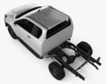 Toyota Hilux Extra Cab Chassis 2018 3d model top view