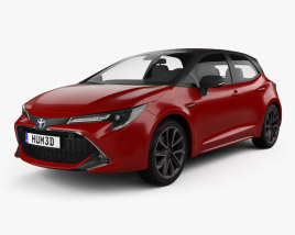 Toyota Corolla hatchback hybrid 2021 3D model