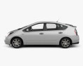 Toyota Prius with HQ interior and engine 2009 3d model side view