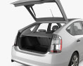 Toyota Prius with HQ interior and engine 2009 3d model